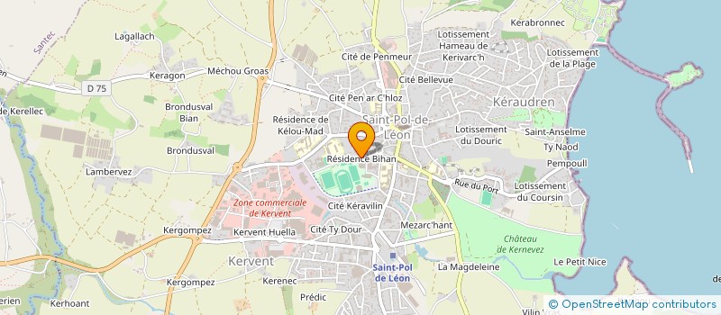 localisation de l'entreprise MONSIEUR ERIK SOREN  SAINT-POL-DE-LEON