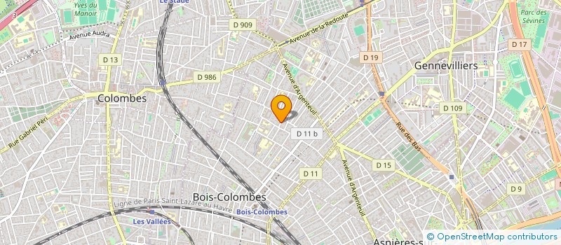 localisation de l'entreprise MONSIEUR ERIK SPALLINO à BOIS-COLOMBES