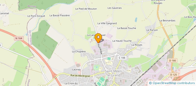 localisation de l'entreprise MONSIEUR ERIK THEBAULT à SAINT-MEEN-LE-GRAND