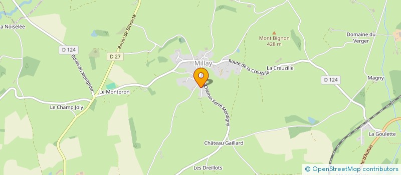 localisation de l'entreprise MONSIEUR ERIK VAN DE VEN  MILLAY