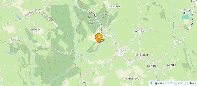 localisation de l'entreprise MONSIEUR ERIKE SERVAJEAN  VAUBAN