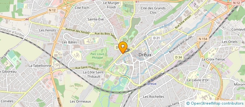 localisation de l'entreprise MONSIEUR ERILAIRE JEAN à DREUX