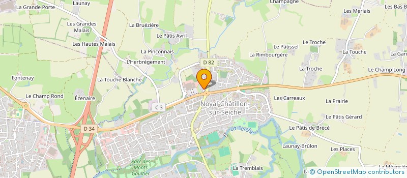 localisation de l'entreprise MONSIEUR ERION PRAPA  NOYAL-CHATILLON-SUR-SEICHE