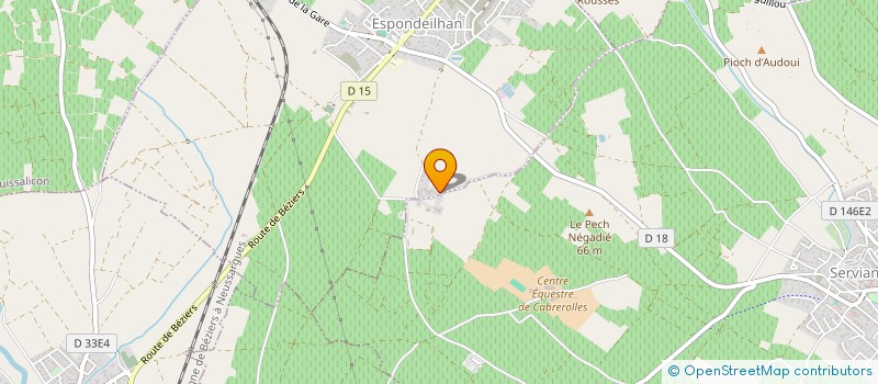 localisation de l'entreprise MONSIEUR ERION SHALA  ESPONDEILHAN