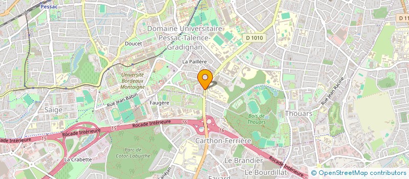 localisation de l'entreprise MONSIEUR ERIS RAPAJ  PESSAC