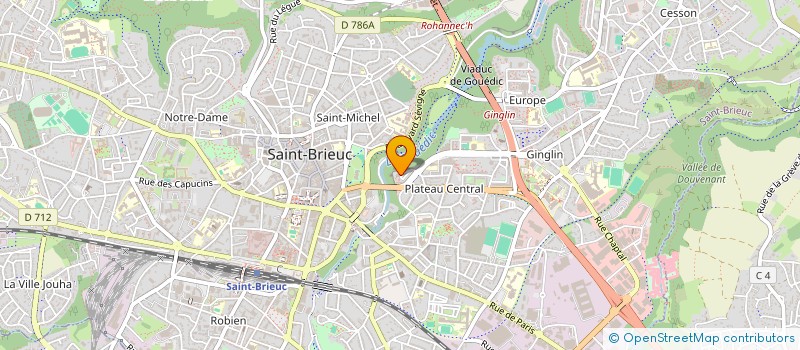 localisation de l'entreprise MONSIEUR ERIZCK IRADY à SAINT-BRIEUC