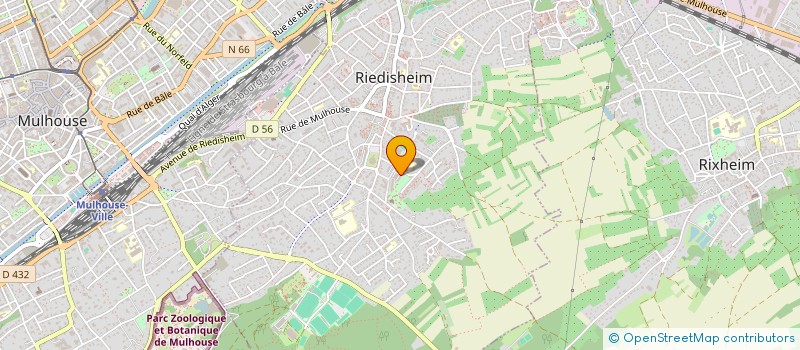 localisation de l'entreprise MONSIEUR ERJAN BISLJIMI  RIEDISHEIM