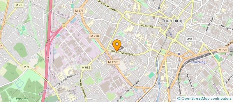 localisation de l'entreprise MONSIEUR ERJON REXHEPI  TOURCOING