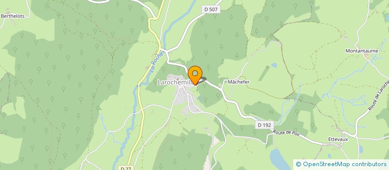 localisation de l'entreprise MONSIEUR ERK VAN HARDEVELD à LAROCHEMILLAY