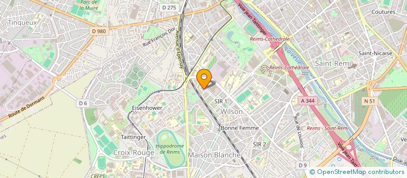 localisation de l'entreprise MONSIEUR ERKAN ADEM  REIMS