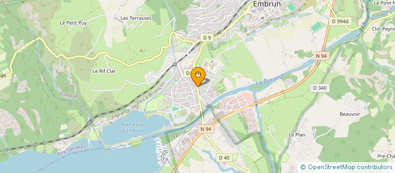 localisation de l'entreprise MONSIEUR ERKAN CETINER  EMBRUN