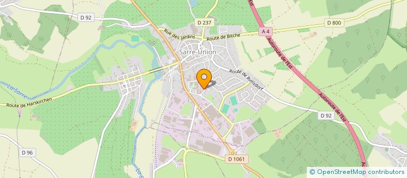 localisation de l'entreprise MONSIEUR ERKAN CEYHAN  SARRE-UNION