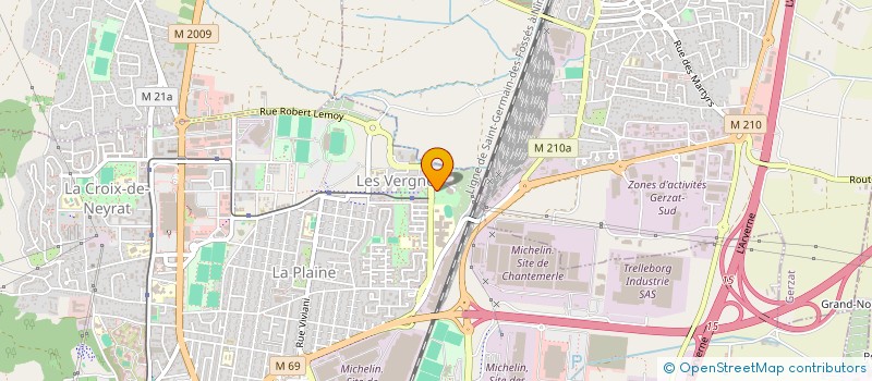 localisation de l'entreprise MONSIEUR ERKAN KAZAN  CLERMONT-FERRAND