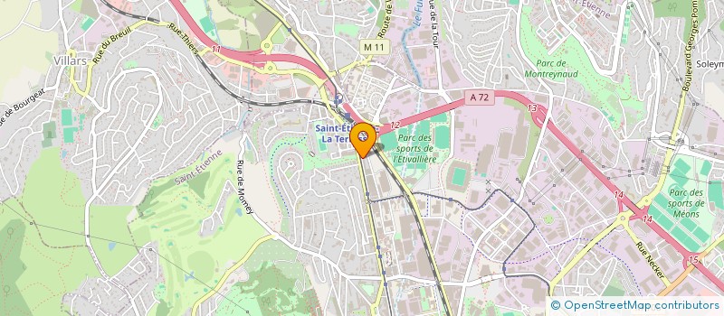 localisation de l'entreprise MONSIEUR ERKAN KOLSUZ  SAINT-ETIENNE