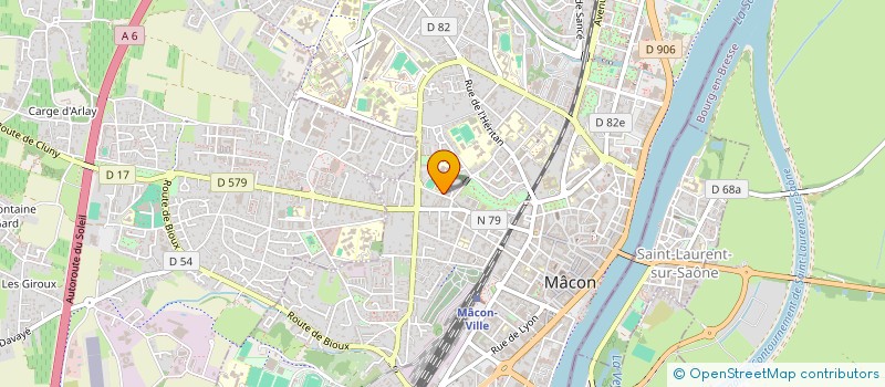 localisation de l'entreprise MONSIEUR ERKAN MEDICA à MACON