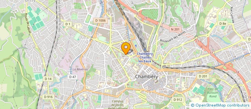 localisation de l'entreprise MONSIEUR ERKAN MERT à CHAMBERY