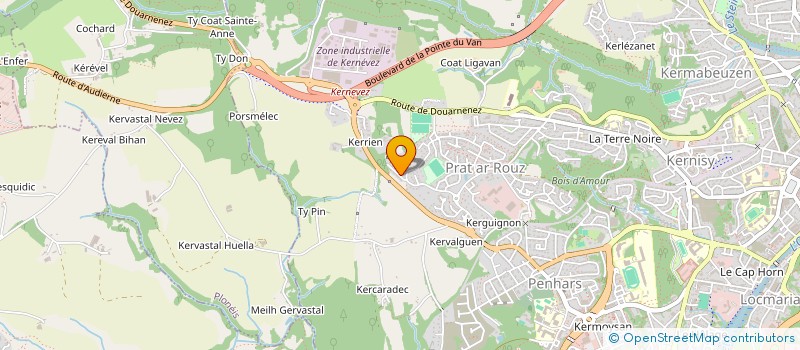 localisation de l'entreprise MONSIEUR ERKAN NIYAZ à QUIMPER