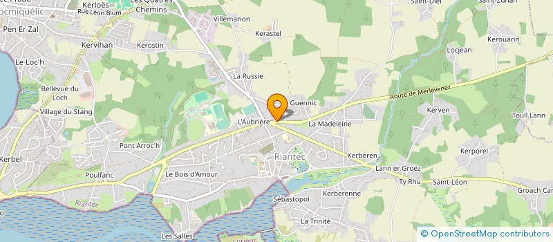 localisation de l'entreprise MONSIEUR ERKAN SESEN  RIANTEC