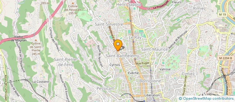 localisation de l'entreprise MONSIEUR ERKAN TEKTAS  NICE