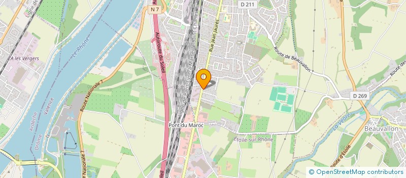 localisation de l'entreprise MONSIEUR ERKAN YILMAZ  PORTES-LES-VALENCE