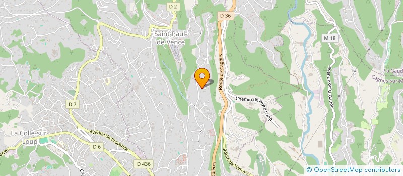 localisation de l'entreprise MONSIEUR ERMAL DHRAMI à SAINT-PAUL-DE-VENCE
