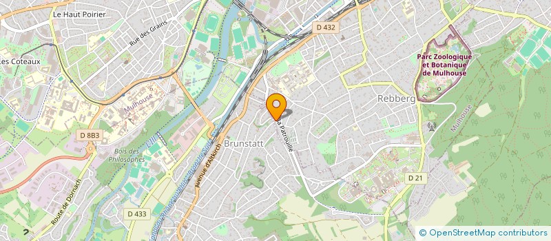 localisation de l'entreprise MONSIEUR ERMAL LATIFI  MULHOUSE