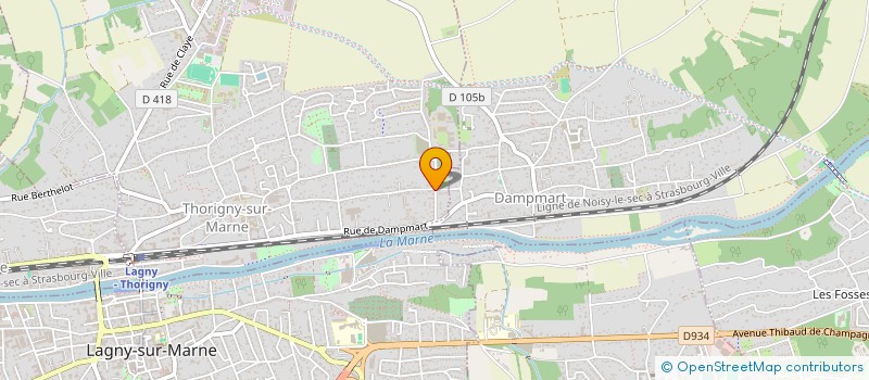 localisation de l'entreprise MONSIEUR ERMELINDO SEMEDO DA VEIGA  THORIGNY-SUR-MARNE