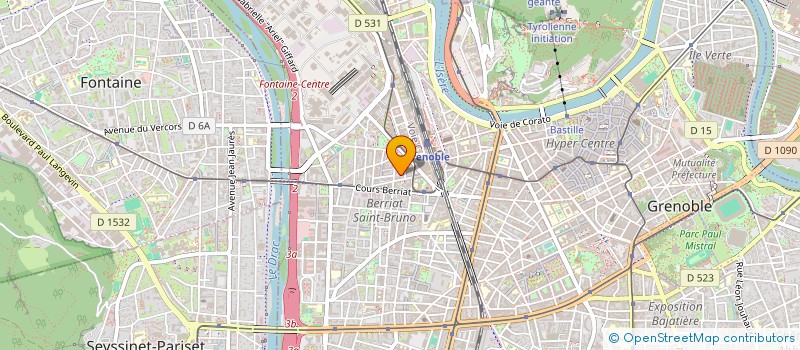 localisation de l'entreprise MONSIEUR ERMILDO NAPETTI à GRENOBLE