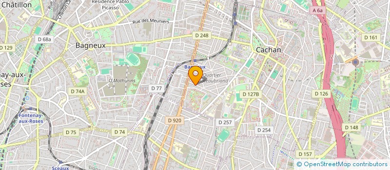 localisation de l'entreprise MONSIEUR ERMILIO BOUCHER  CACHAN