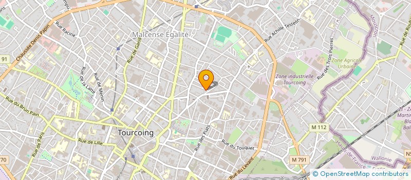 localisation de l'entreprise MONSIEUR ERMINIO DI VINCENZO  TOURCOING