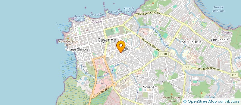 localisation de l'entreprise MONSIEUR ERMIS CARBONELL FERRER  CAYENNE