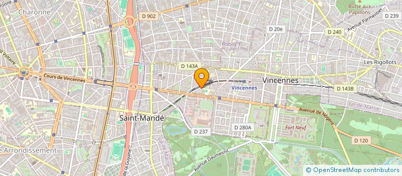 localisation de l'entreprise MONSIEUR ERMIS PAPASTEFANAKIS à VINCENNES