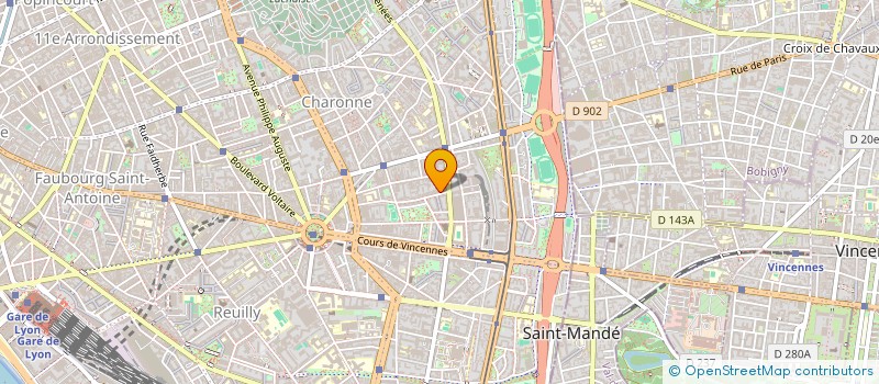 localisation de l'entreprise MONSIEUR ERMOGENE LOSENGO  PARIS