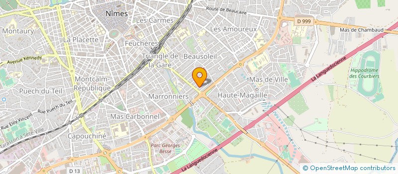 localisation de l'entreprise MONSIEUR ERNANI MARIANO DE SOUZA ARAUJO  NIMES