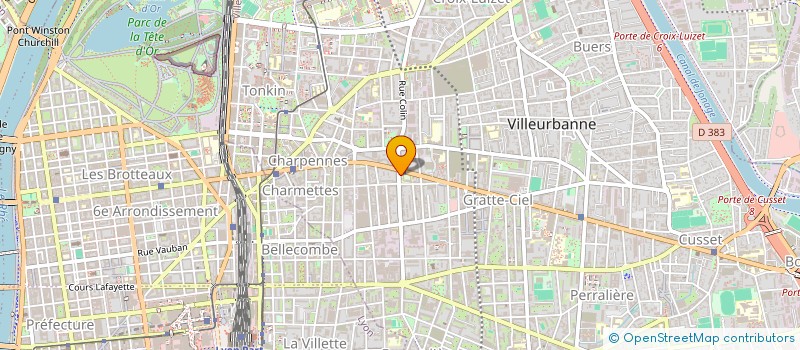 localisation de l'entreprise MONSIEUR ERNEST ABAGUIAN  VILLEURBANNE