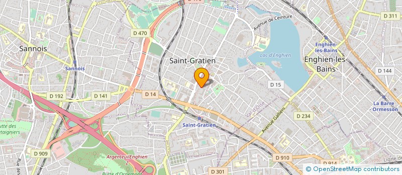 localisation de l'entreprise MONSIEUR ERNEST ASANTE  SAINT-GRATIEN