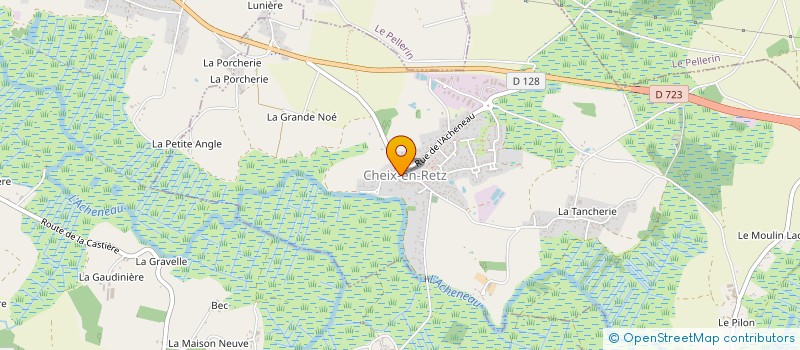 localisation de l'entreprise MONSIEUR ERNEST AVERTY  CHEIX-EN-RETZ