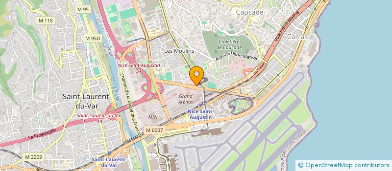 localisation de l'entreprise MONSIEUR ERNEST BERTINI  NICE