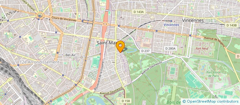 localisation de l'entreprise MONSIEUR ERNEST BONNEFOY  SAINT-MANDE