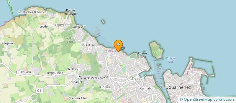 localisation de l'entreprise MONSIEUR ERNEST CARIOU à DOUARNENEZ