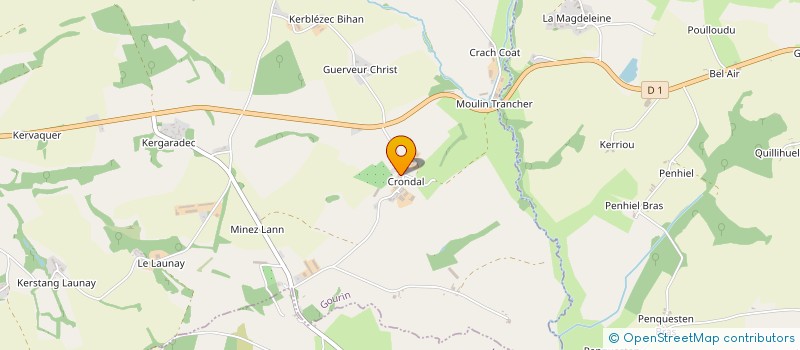 localisation de l'entreprise MONSIEUR ERNEST COLMOU  GOURIN