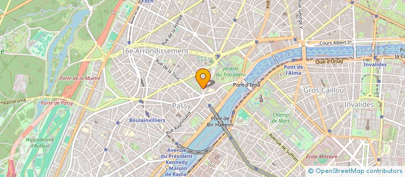 localisation de l'entreprise MONSIEUR ERNEST COUADOU  PARIS