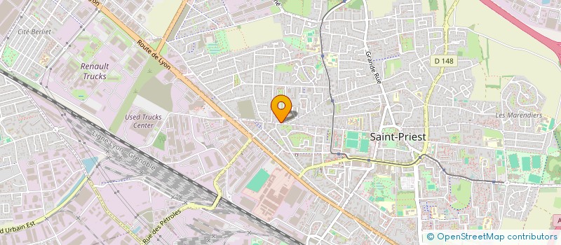 localisation de l'entreprise MONSIEUR ERNEST DAMET  SAINT-PRIEST