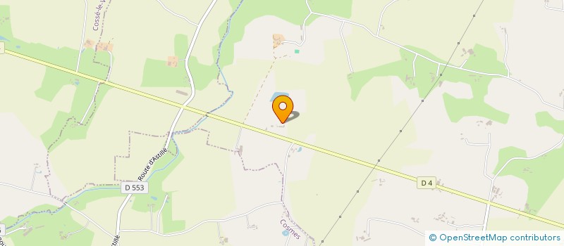 localisation de l'entreprise MONSIEUR ERNEST DE LA HAYE SAINT HILAIRE  QUELAINES-SAINT-GAULT