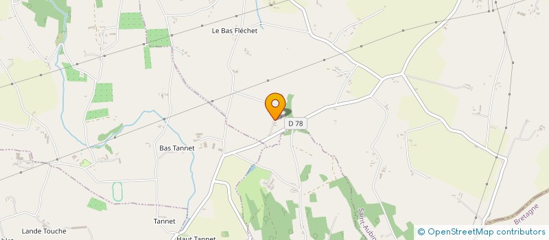 localisation de l'entreprise MONSIEUR ERNEST DELANOE à SAINT-AUBIN-DE-TERREGATTE