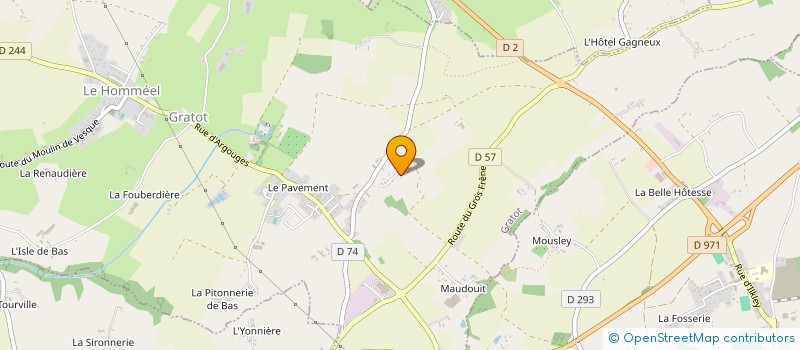 localisation de l'entreprise MONSIEUR ERNEST DELAROQUE  GRATOT