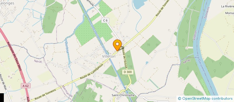 localisation de l'entreprise MONSIEUR ERNEST DIEUX  VILLETON