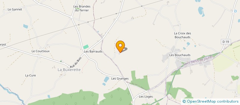 localisation de l'entreprise MONSIEUR ERNEST DURIS à SAINT-DENIS-DE-JOUHET