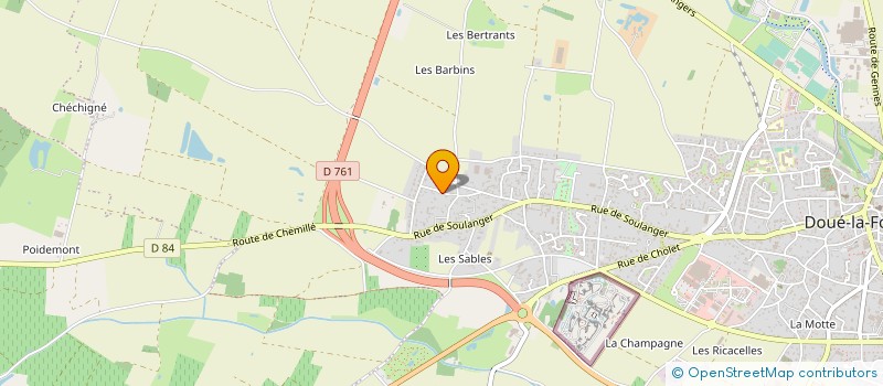 localisation de l'entreprise MONSIEUR ERNEST FOURMANN à DOUE-EN-ANJOU