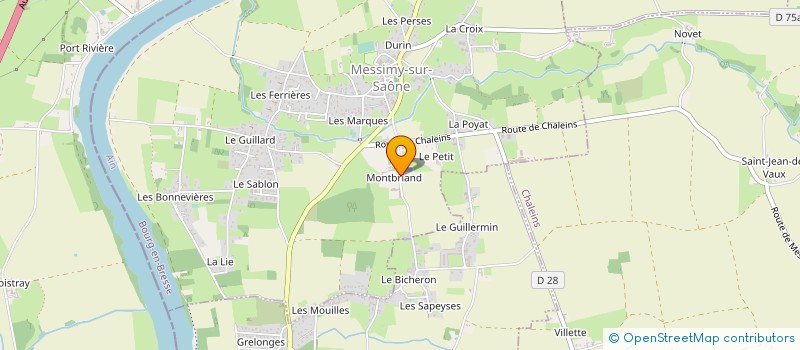 localisation de l'entreprise MONSIEUR ERNEST FRIEDERICH  MESSIMY-SUR-SAONE